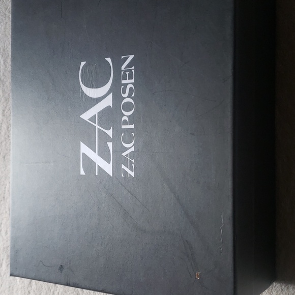 ZAC Zac Posen Virginia Block Platform Heel Slingback Sandals New In Box NWT - Picture 6 of 12